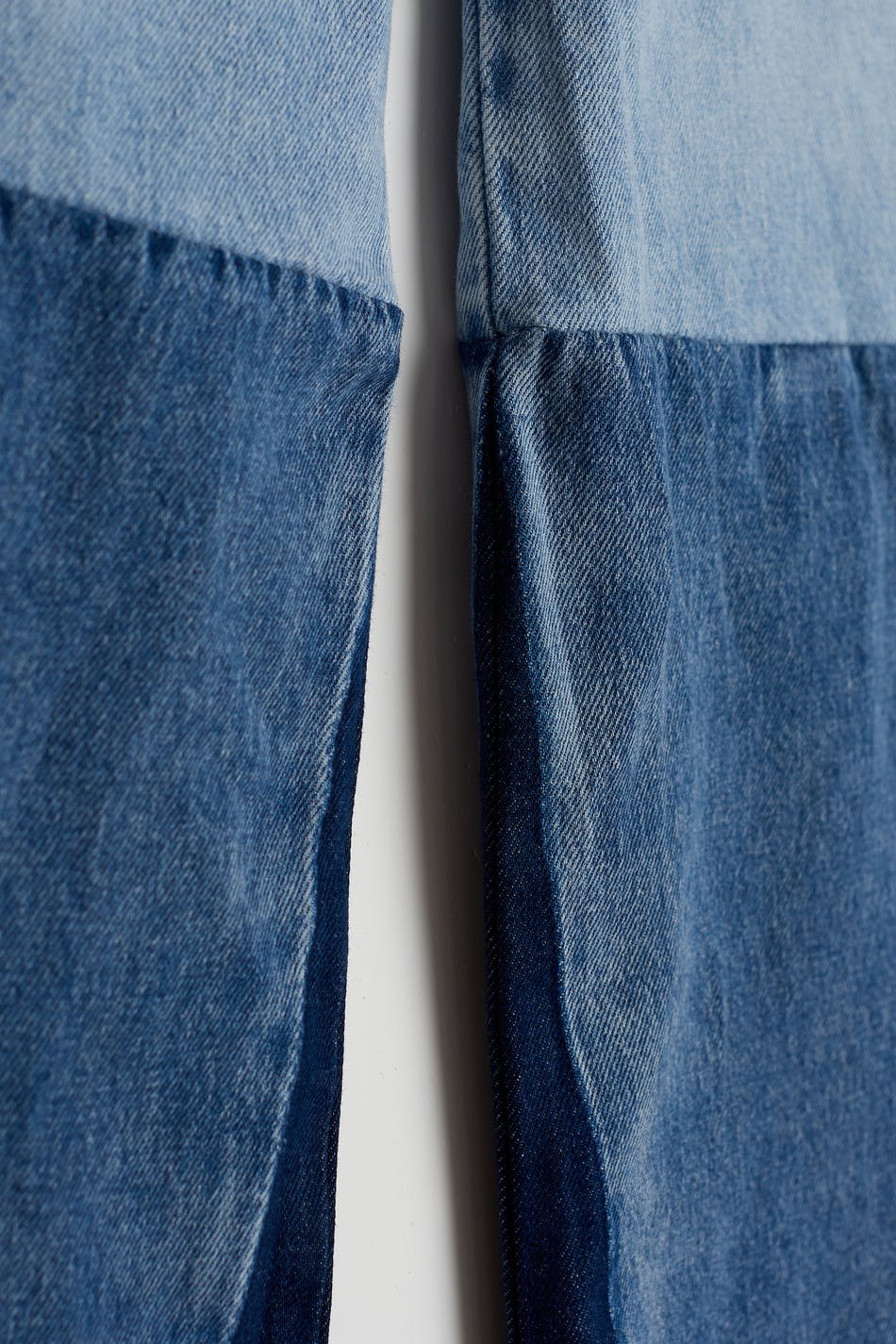 Block wide jeans