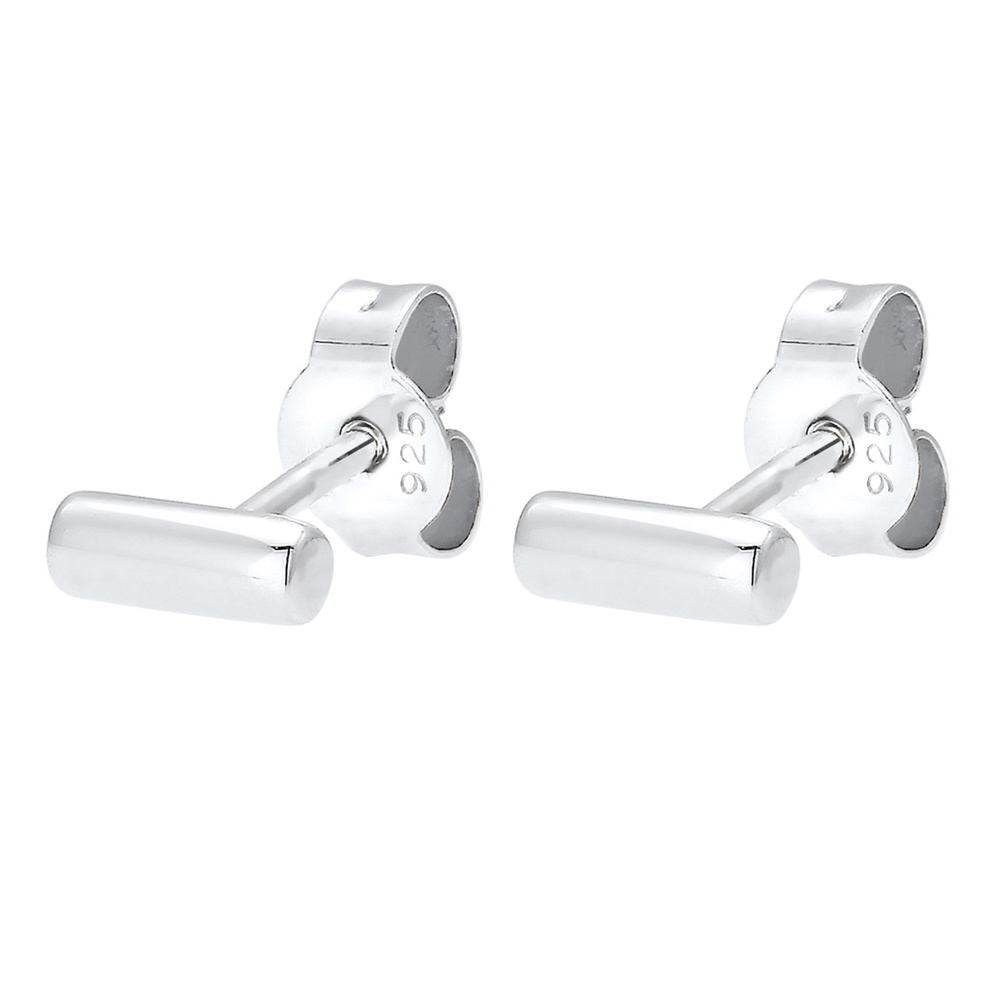 Elli Elli Boucles d'Oreilles Geo Minimalise Boucles d'Oreilles Femme - (925/1000) Arge Boucles d'oreilles