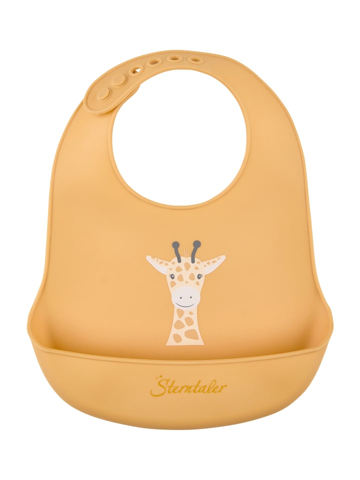 Sterntaler Silikon Lätzchen GIRAFFE Kaya in ocker günstig kaufen onesize