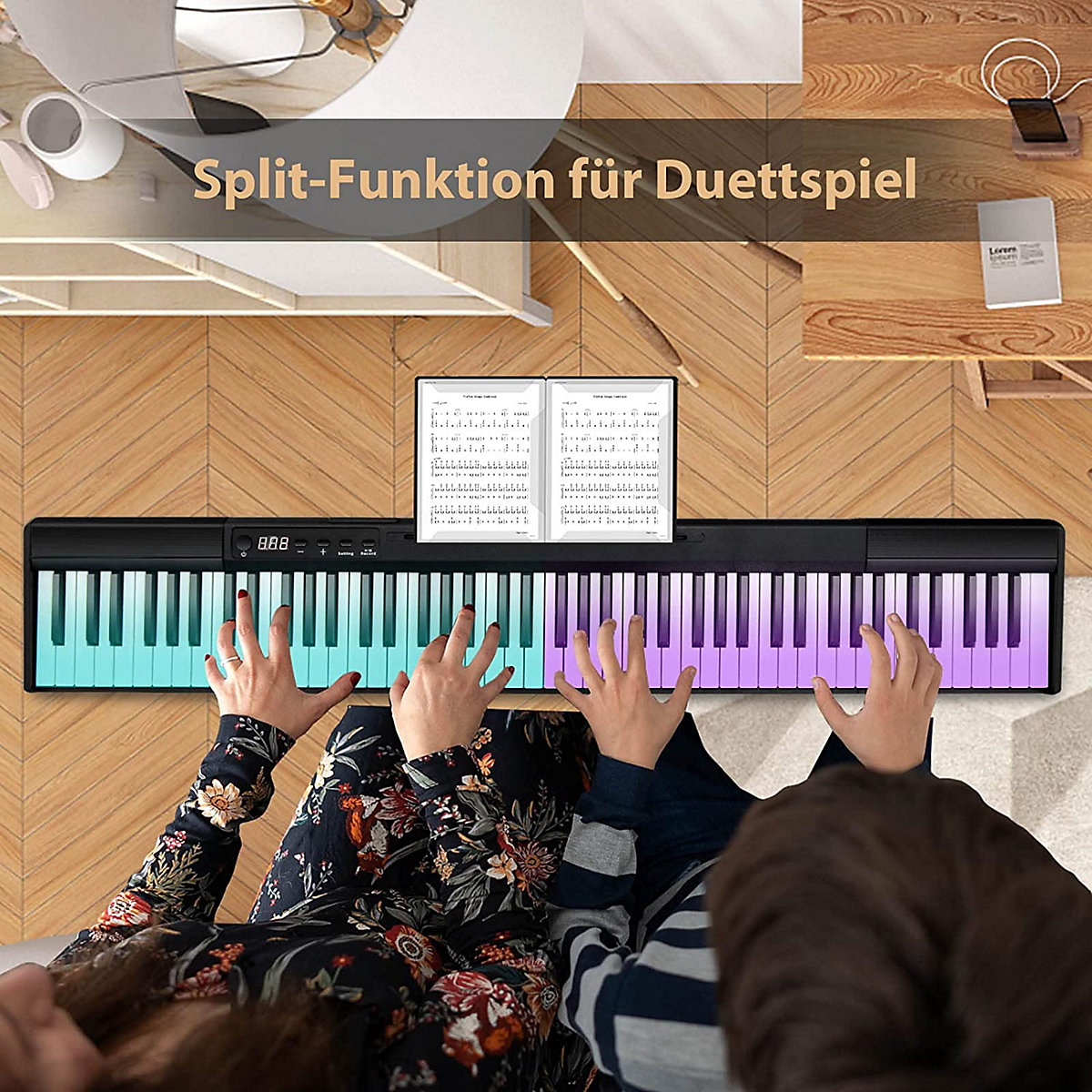 Keyboard 88 Tastatur Elektroklavier tragbar