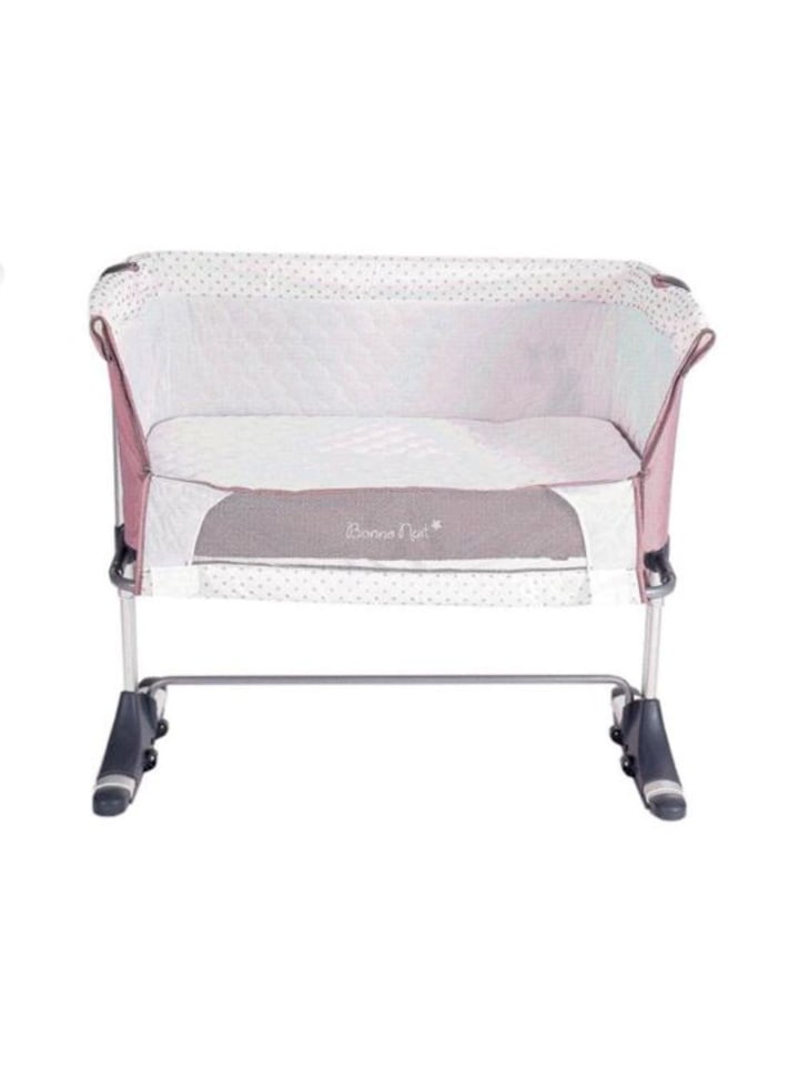 Kikkaboo Beistellbett Bonne Nuit in rosa günstig kaufen 50 x 85 cm