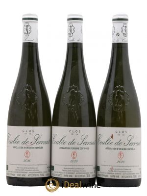 Savennières Clos de la Coulée de Serrant Vignobles de la Coulée de Serrant - Nicolas Joly  2020 - Lot de 3 Bouteilles