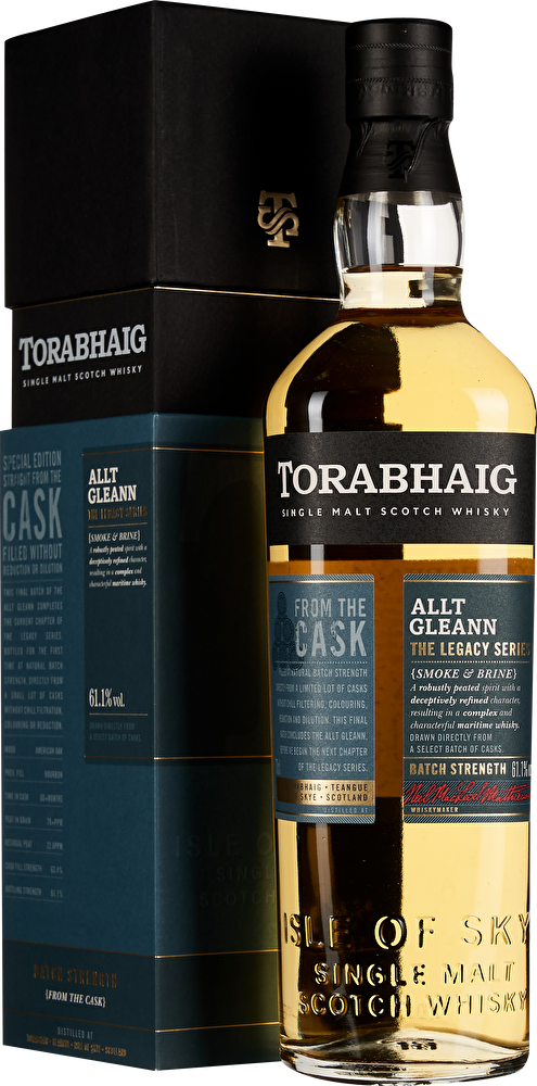 Torabhaig Scotch Whisky Single Malt The Legacy Series Allt Gleann Batch Strength 0,7 Liter im Geschenkkarton