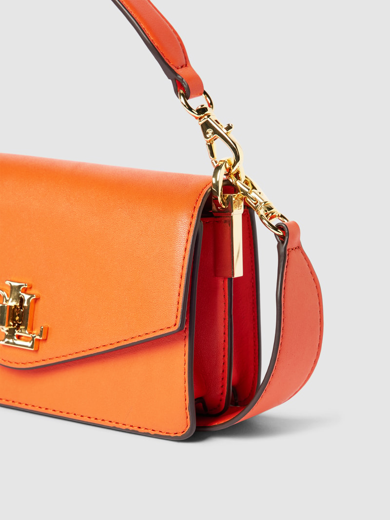 Umhängetasche aus Leder Modell 'TAYLER' in orange