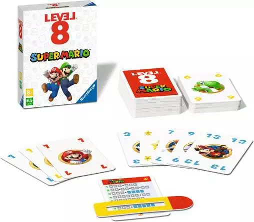 Super Mario Level 8 - Kartenspiel ab 8 Jahren