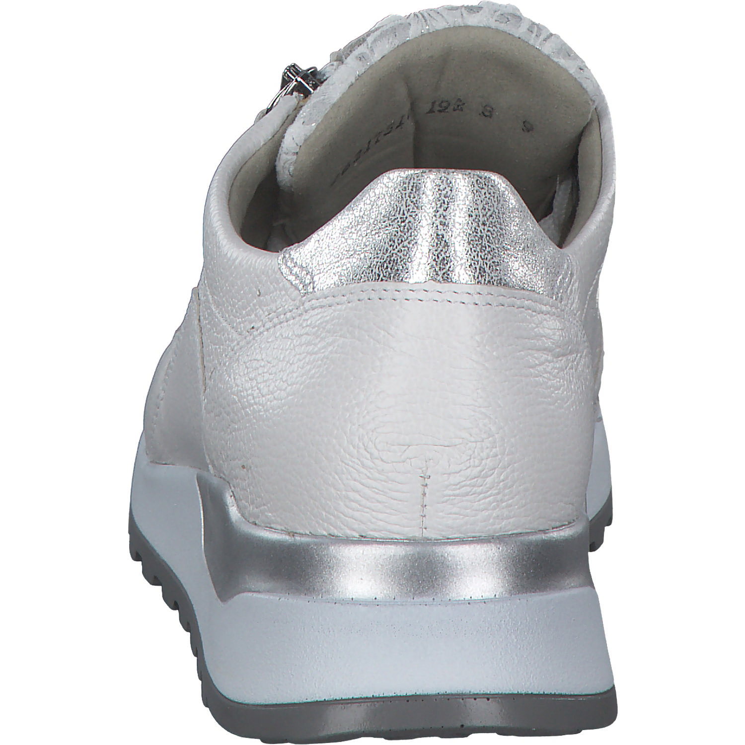 Waldläufer Hiroko Soft H64007, Sneakers Low, Damen, WEISS SILBER WEISS