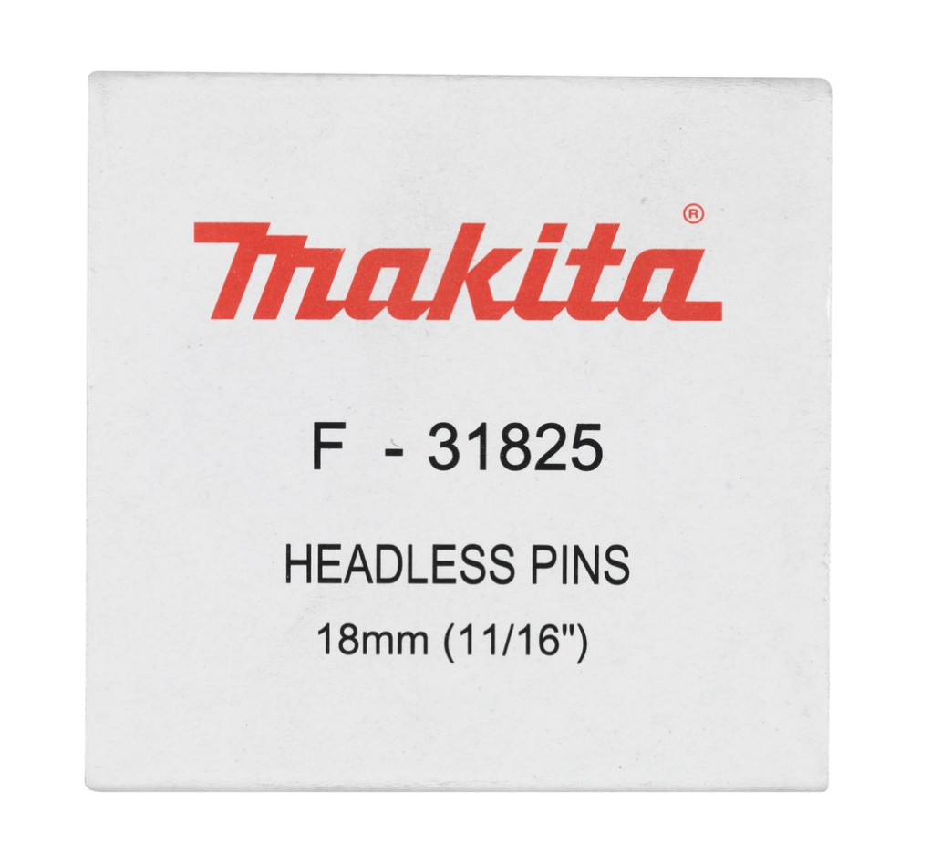 Příslušenství Makita F-31825 Plochý pozinkovaný čep 18 mm 10000 ks.
