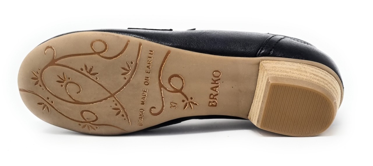 BRAKO Ballerinas schwarz