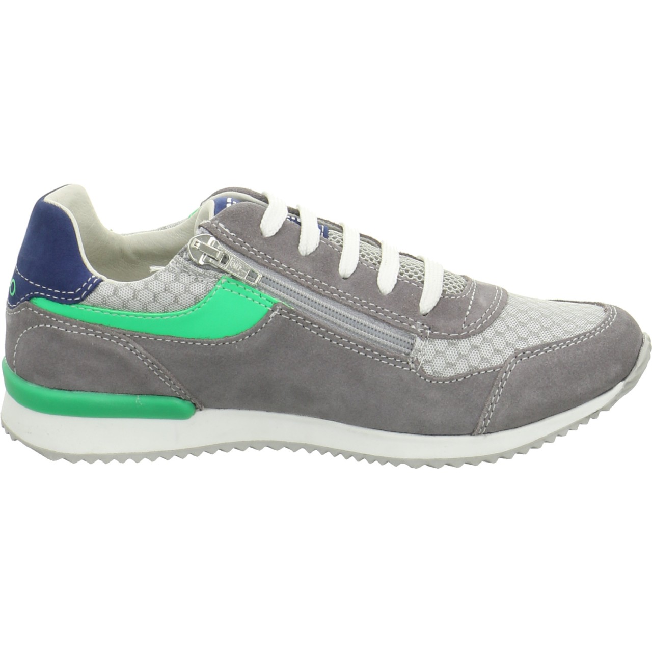 VADO Jungen Halbschuhe grau girigio