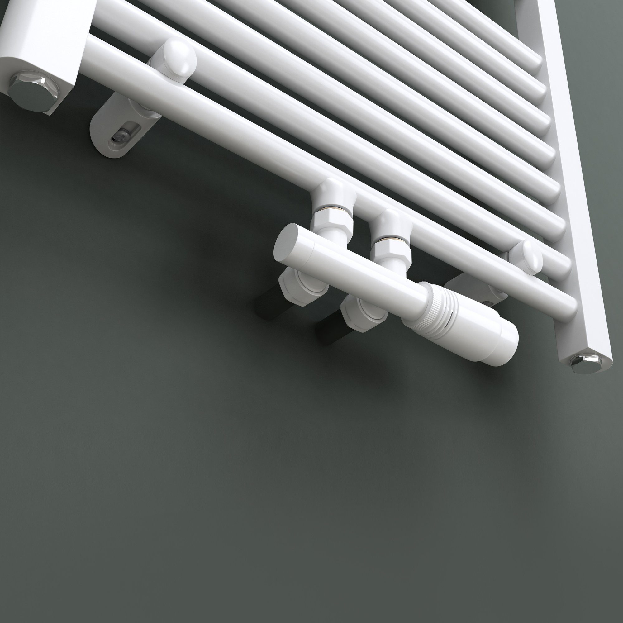 doporro Heizkörperthermostat doporro Design Anschlussventil Heizkörper Thermostat Mittelanschluss