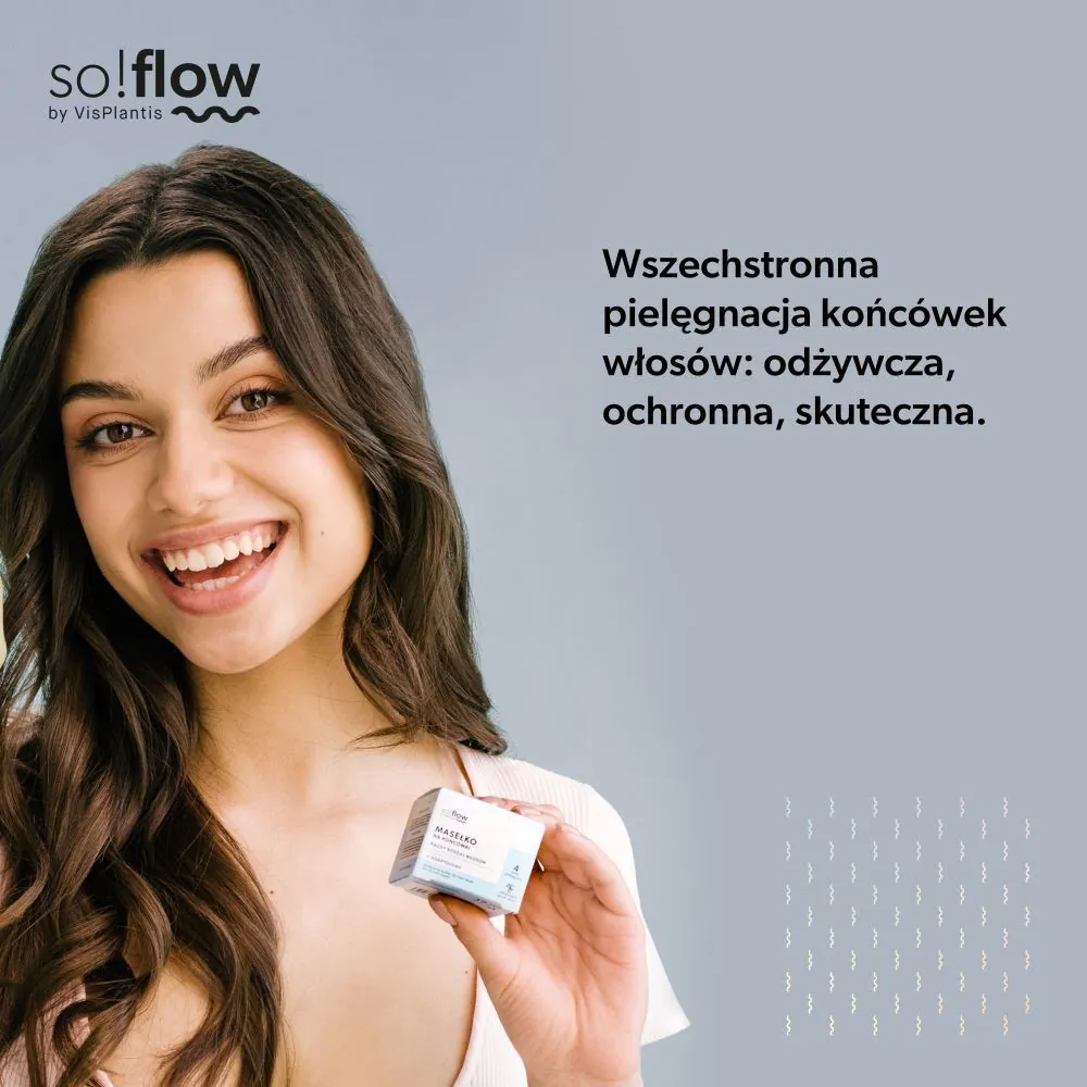 So!Flow plaukų galiukų apsaugos sviestas