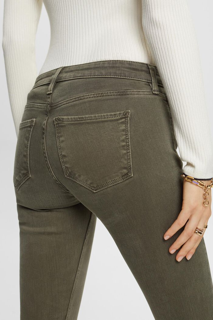Skinny Hose mit mittlerer Bundhöhe