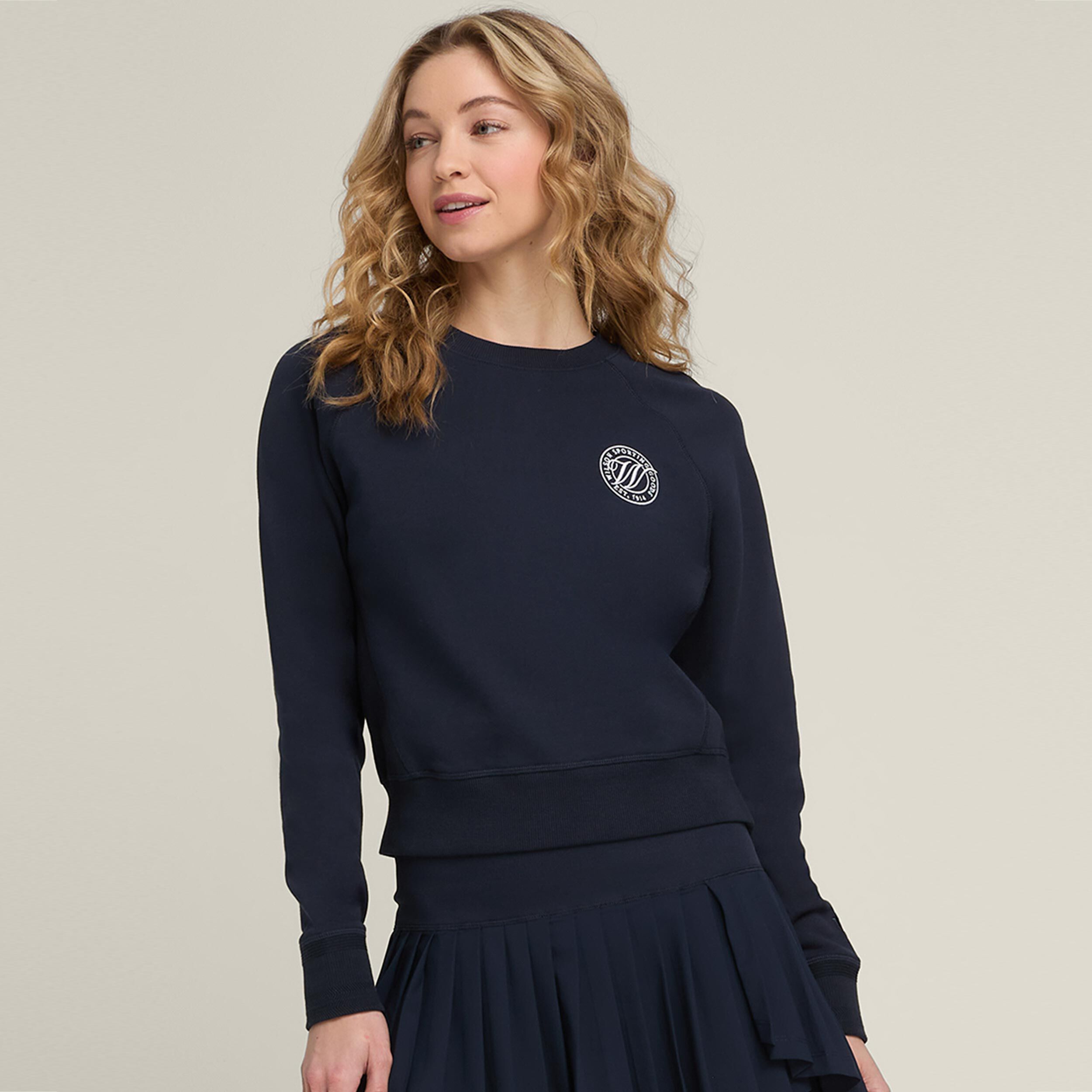 Sideline Crew Sweatshirt Damen - Dunkelblau