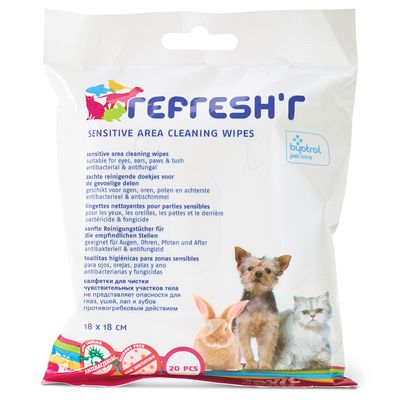 Savic Refresh'r Wipes Sensitive