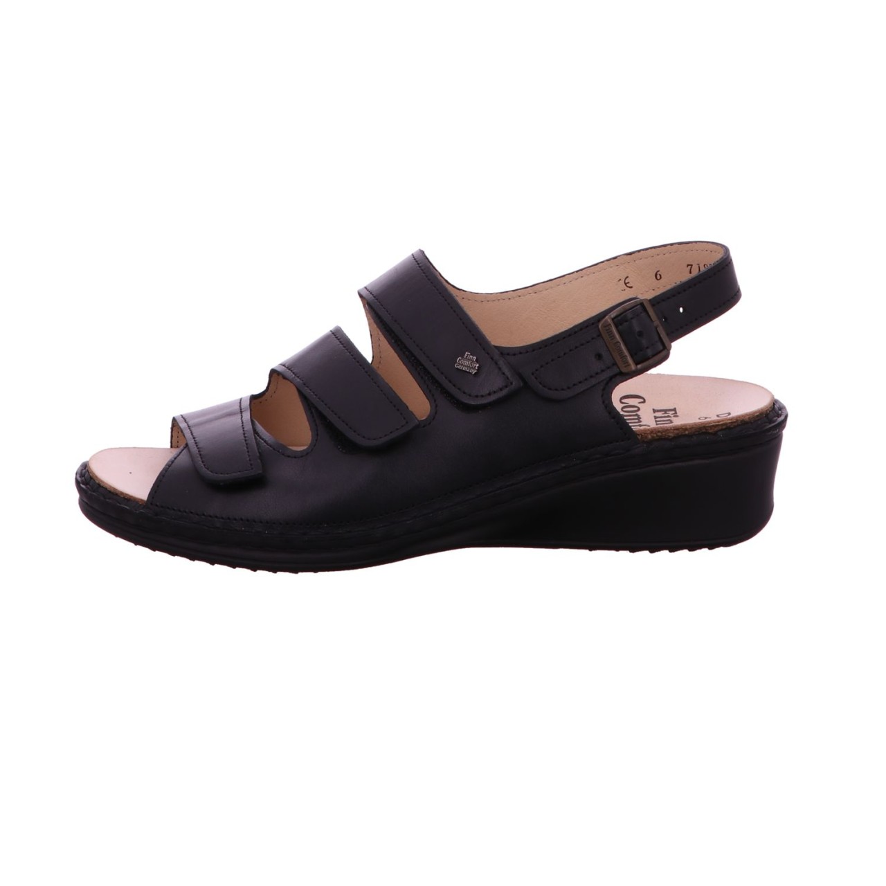 FINN COMFORT Keilsandalen schwarz Finn Samoa schwarz