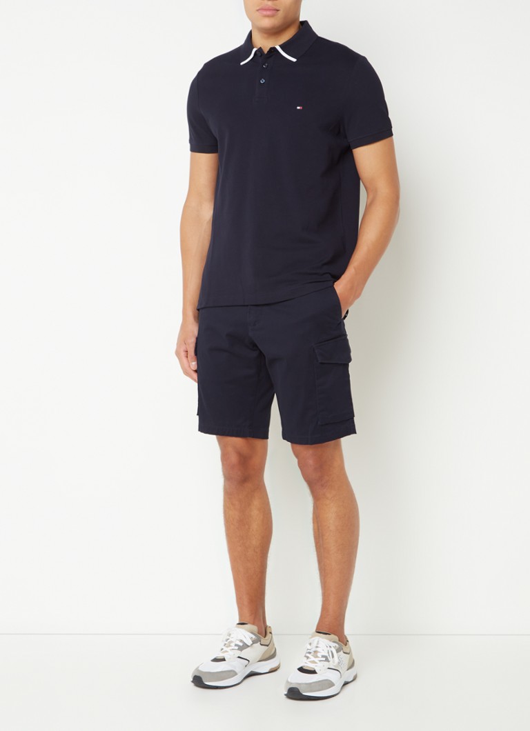 Pantaloni scurți cargo Tommy Hilfiger Harlem cu croială dreaptă și buzunare cu clapă