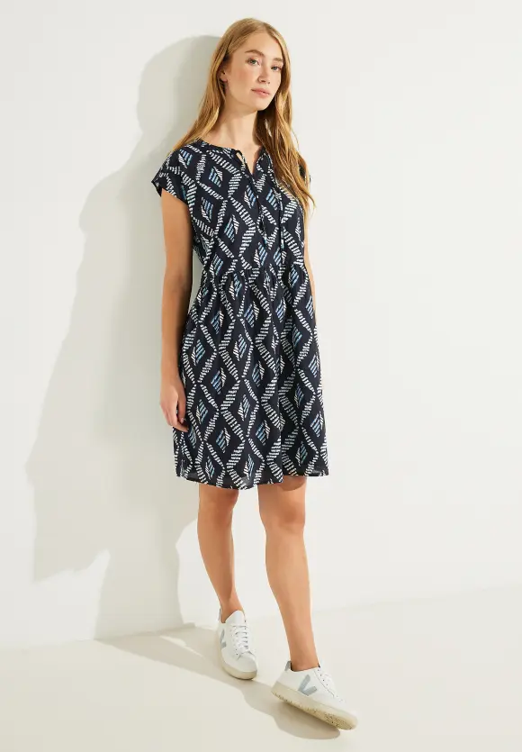 CECIL Baumwollkleid mit Print