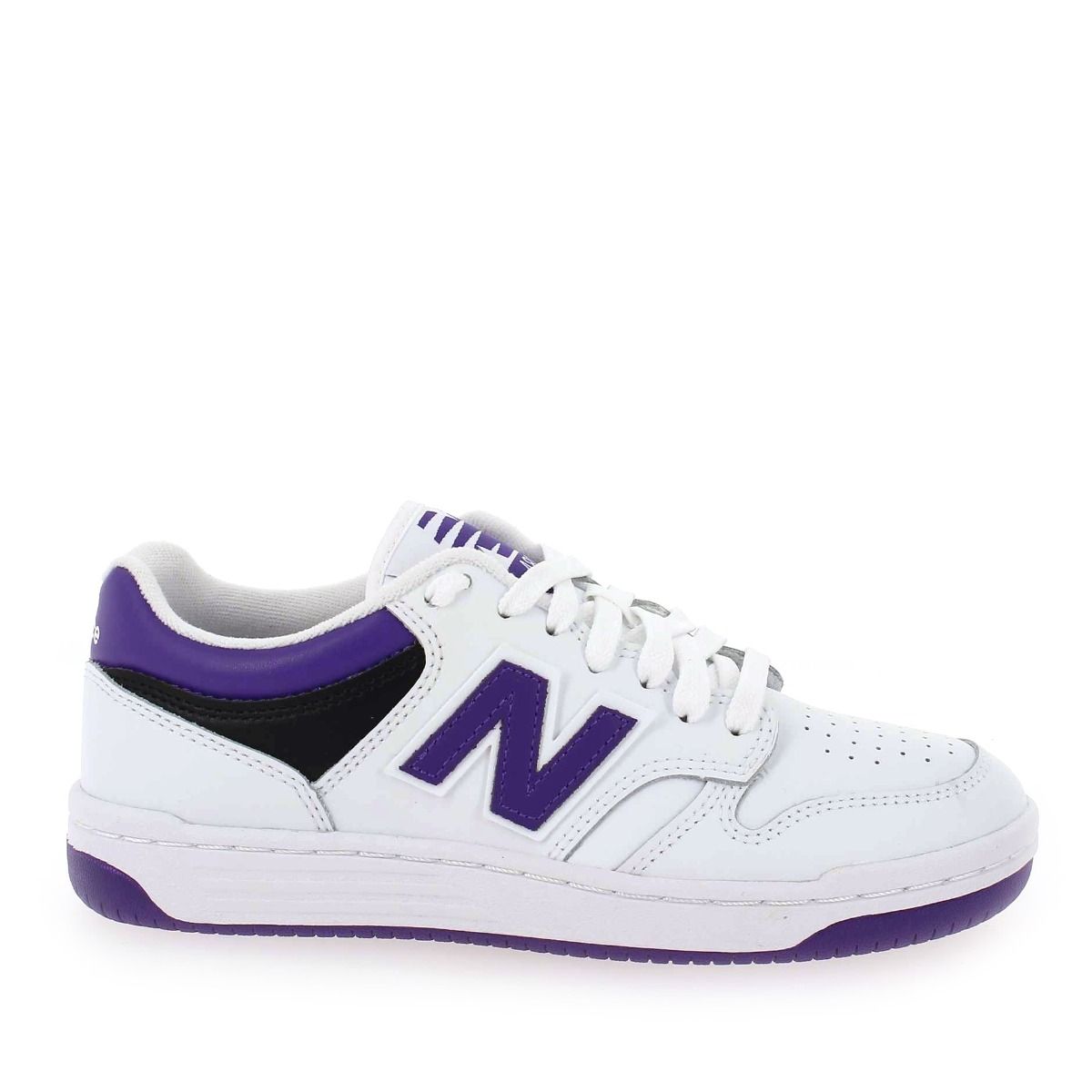 New Balance  BB480 LNGD - Blanc Violet