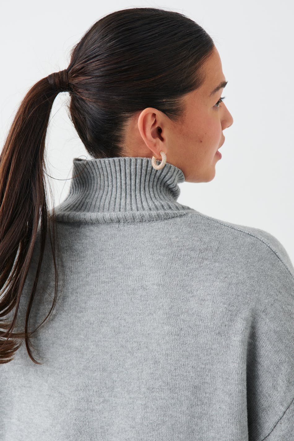 Turtleneck knitted sweater