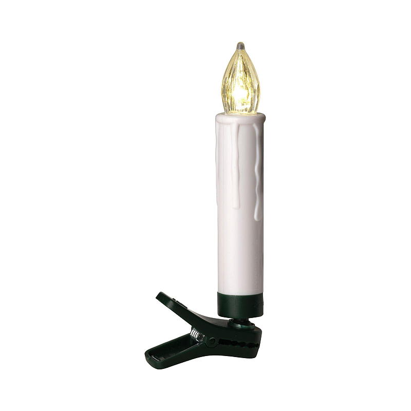Home Juletrelys 15 LED m/batteri og fjernkontroll