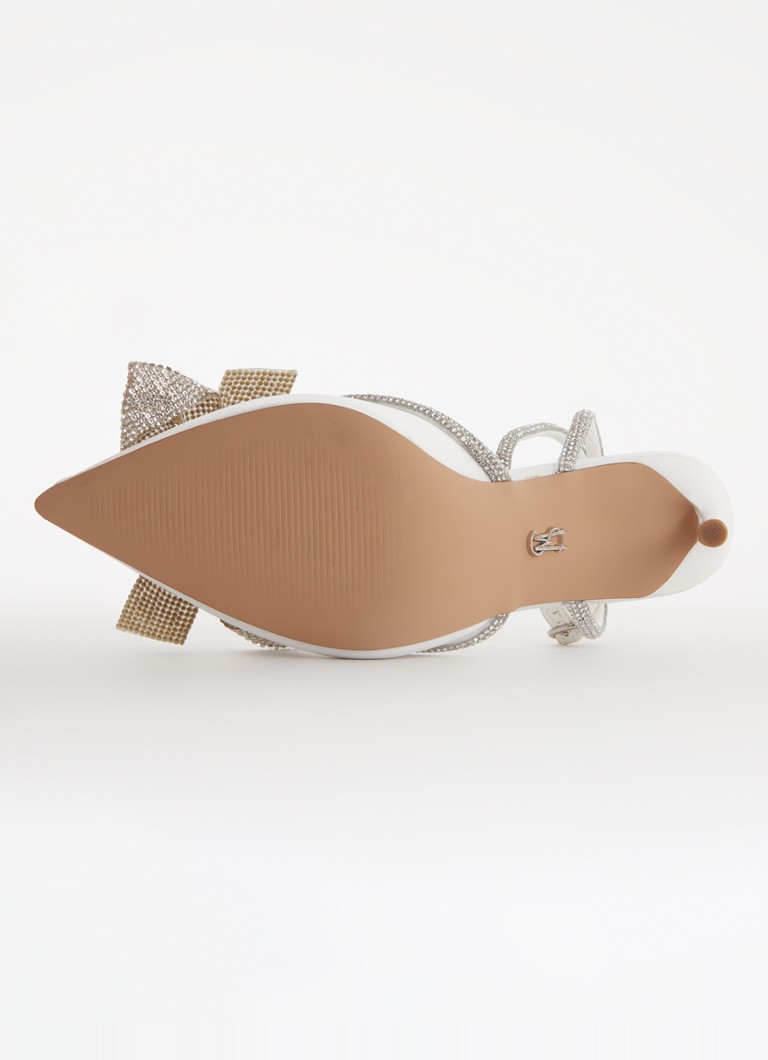 Steve Madden Vamonos satenske sandale s cirkonima