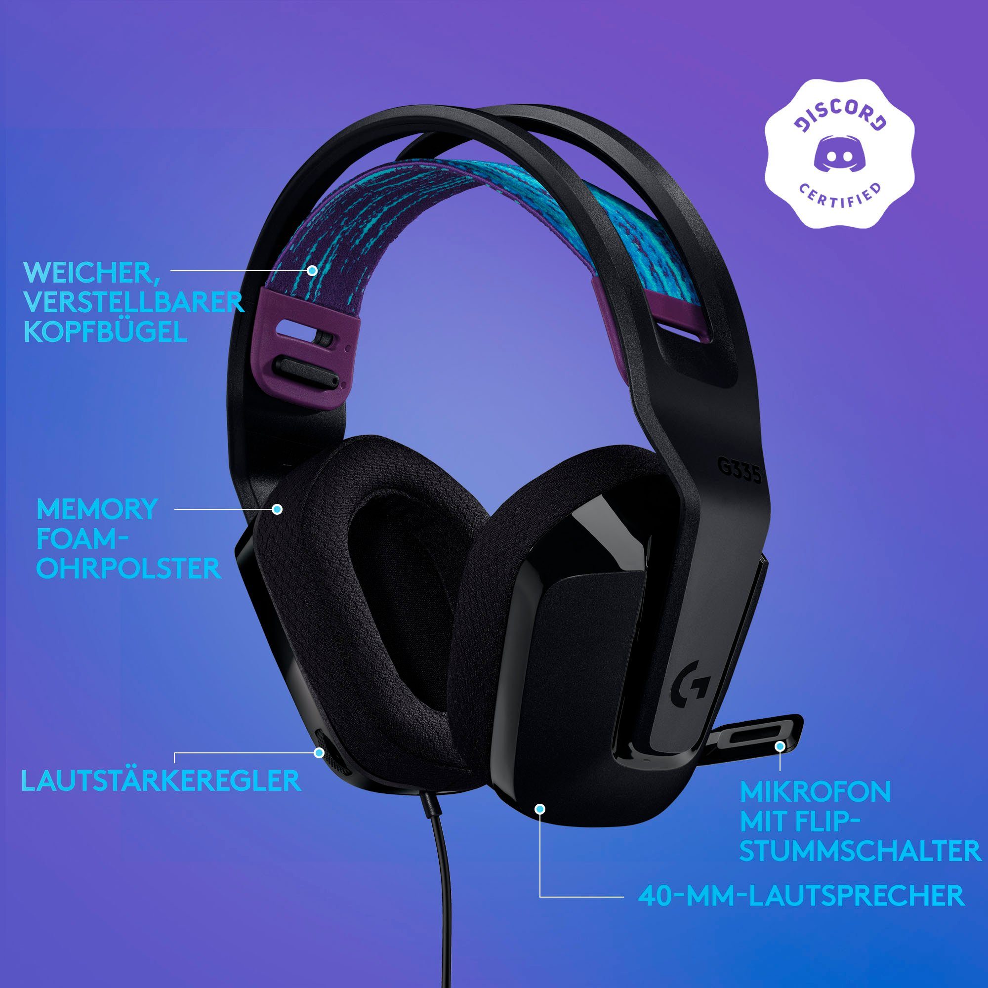 Logitech G G335 Gaming-Headset