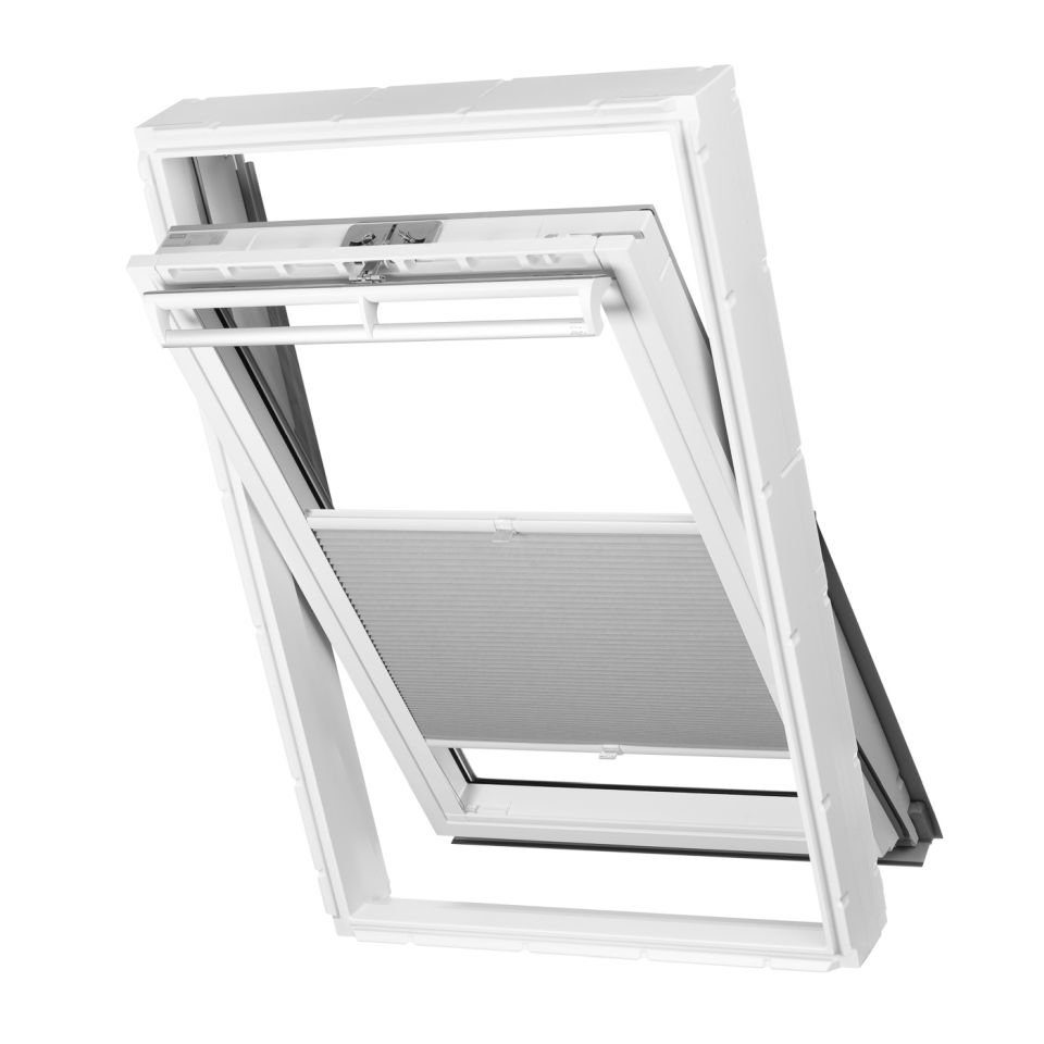 Dachfensterplissee Dachfenster passend für Velux Fenster Grau C02, ventanara
