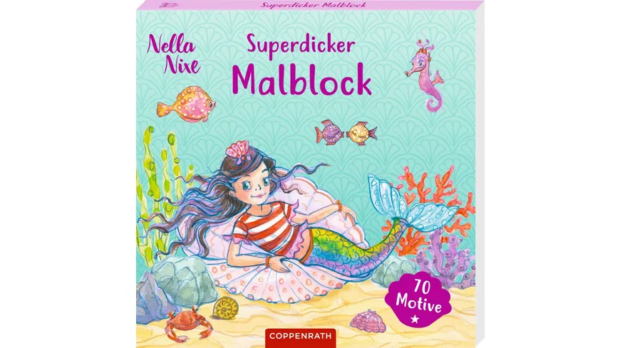 Die Spiegelburg - Superdicker Malblock - Nella Nixe