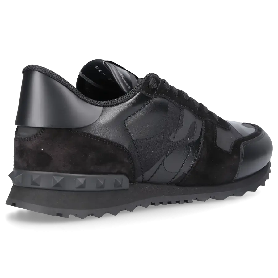 Valentino Garavani - Sneaker low ROCKRUNNER Kalbsleder - schwarz