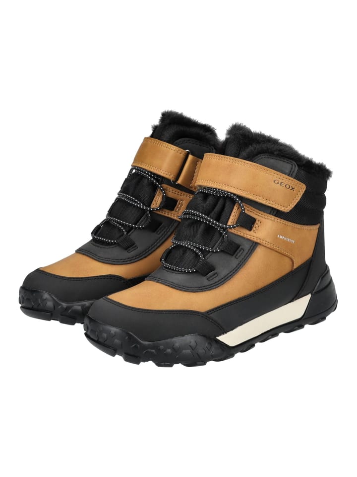 Geox Stiefelette in Schwarz/Gelb günstig kaufen