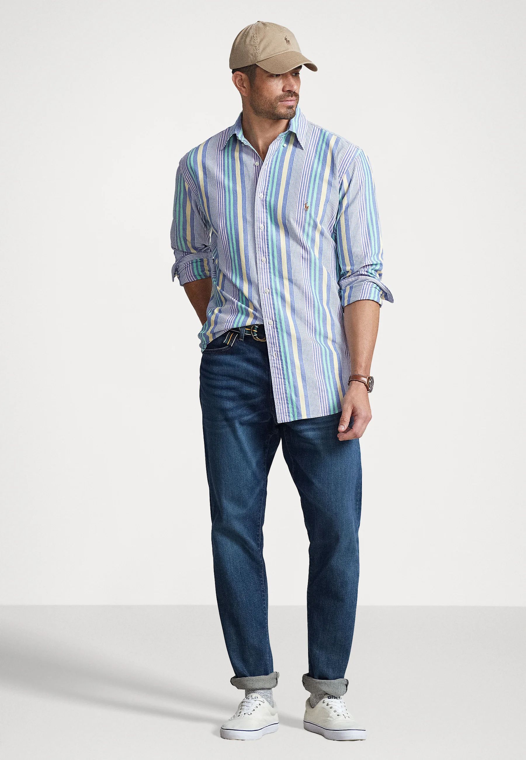 Camisa deportiva de manga larga Polo Ralph Lauren Big & Tall