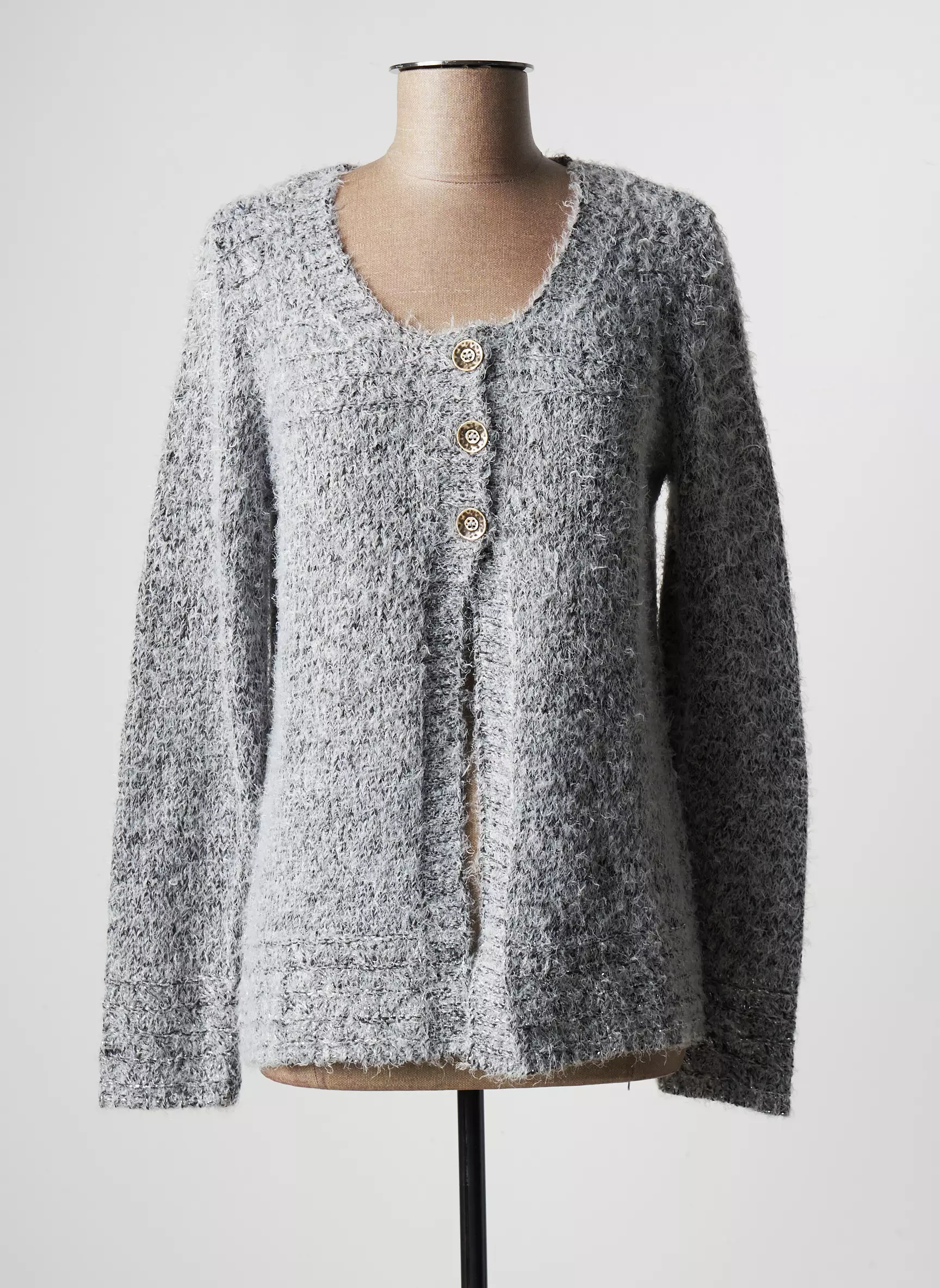 Griffon Cardigans Femme couleur gris