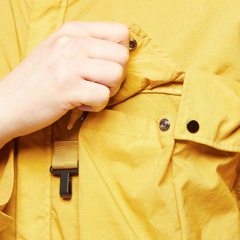 C. P. Company Taylon P Hooded Overshirt nugget gold