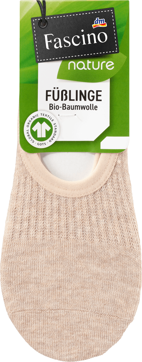 Füßlinge mit Bio-Baumwolle beige Gr. 39-42, 1 St