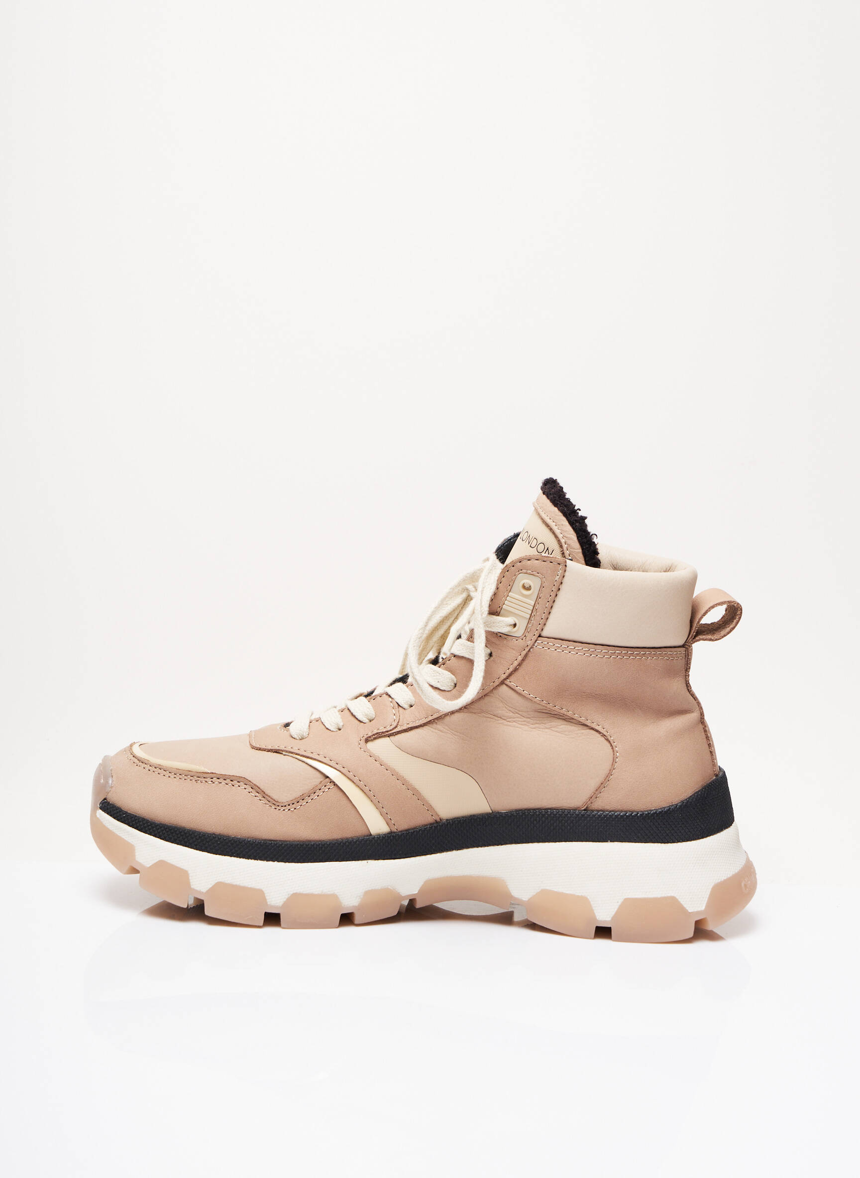 Crime London Baskets Femme couleur beige