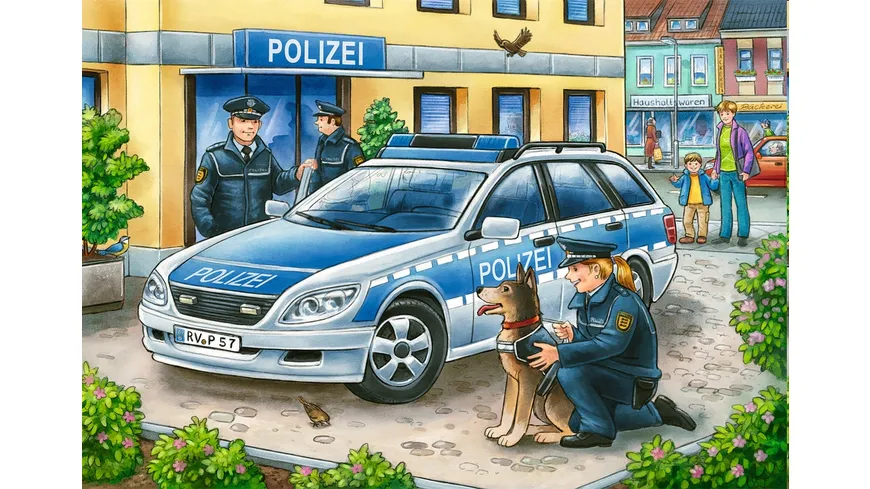 Ravensburger Puzzle - Polizei und Feuerwehr, 2x12 Teile