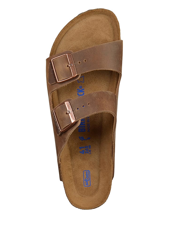 Birkenstock Leder-Pantoletten 