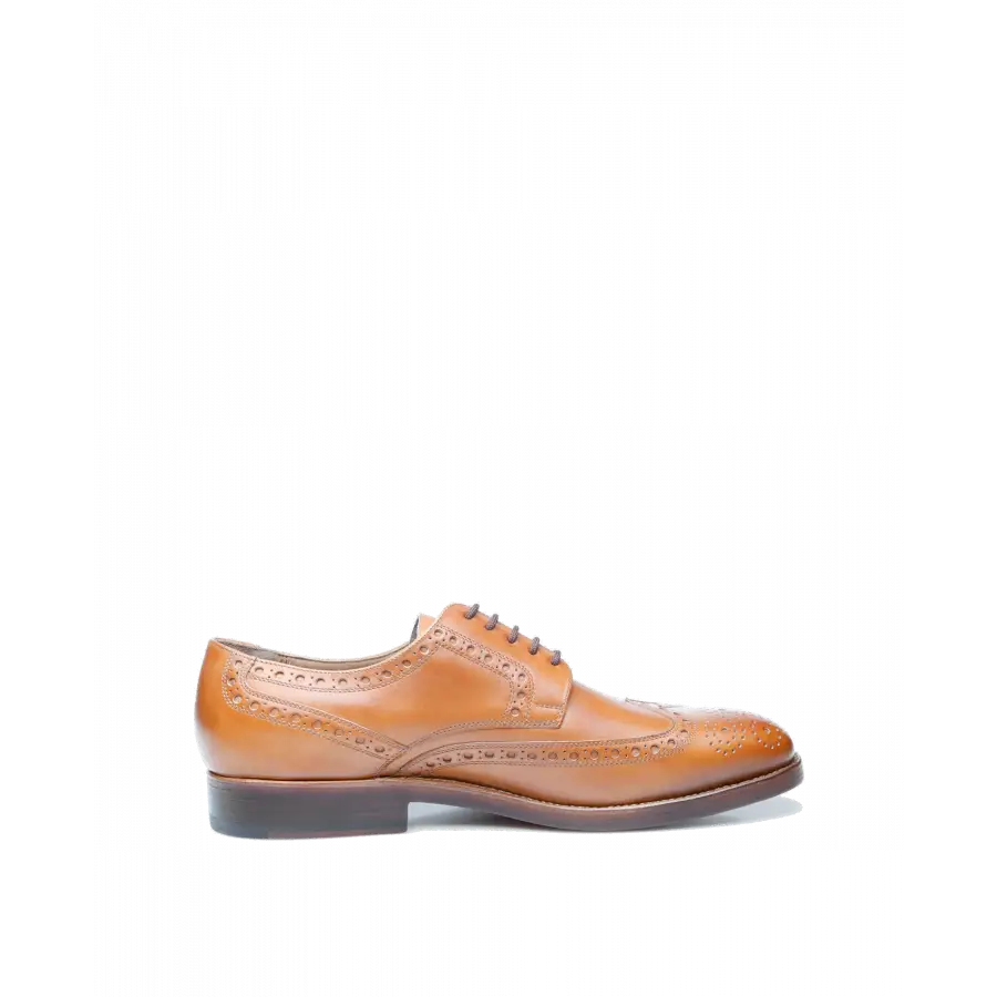 Heinrich Dinkelacker - Businessschuhe Budapester LUZERN FULL-BROGUE AC Kalbsleder - beige