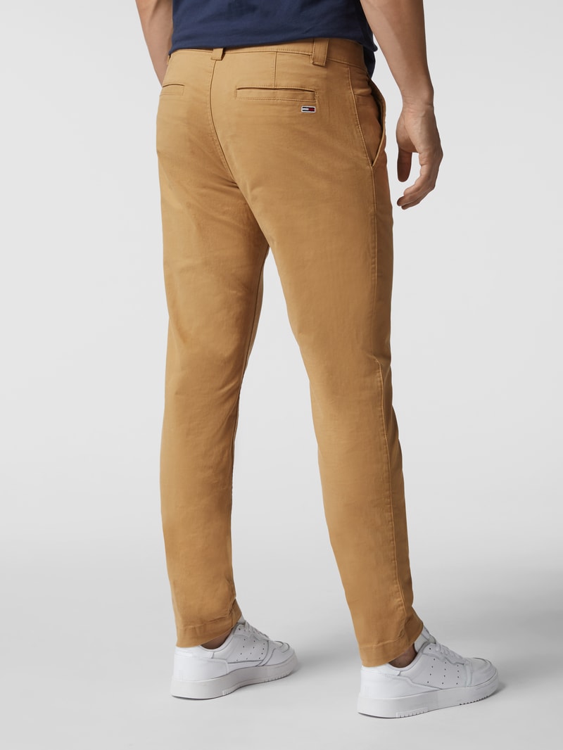 Slim Fit Chino mit Stretch-Anteil Modell 'Scanton' in beige