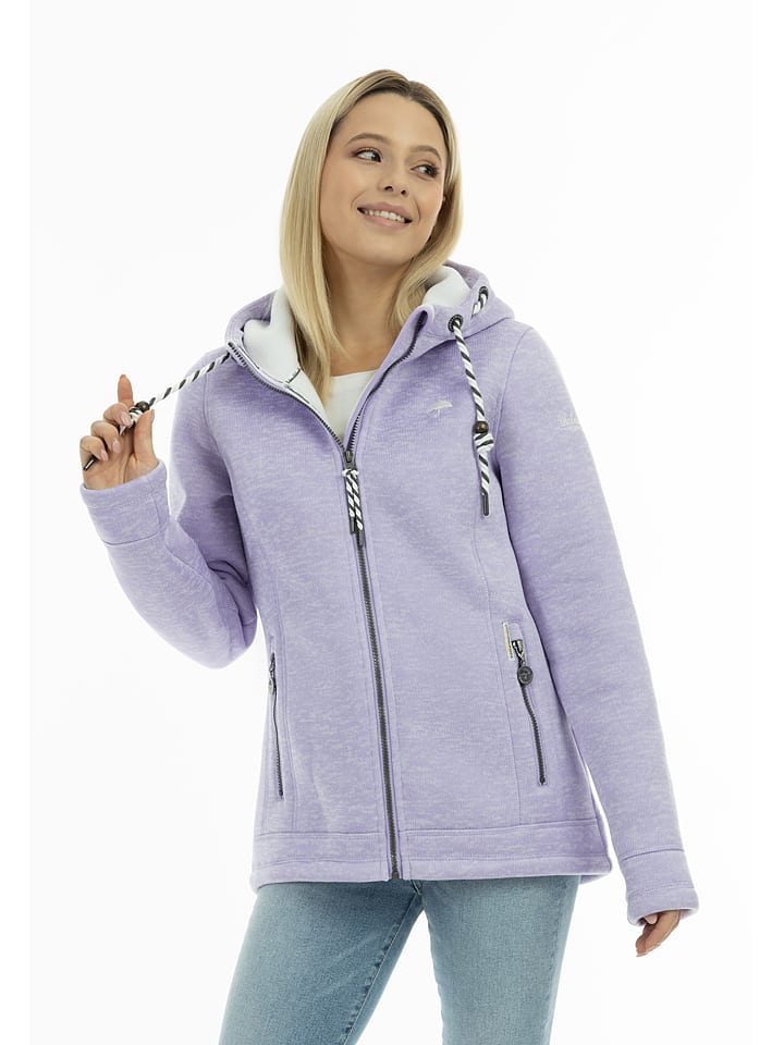 Schmuddelwedda Fleecejacke in Lila günstig kaufen