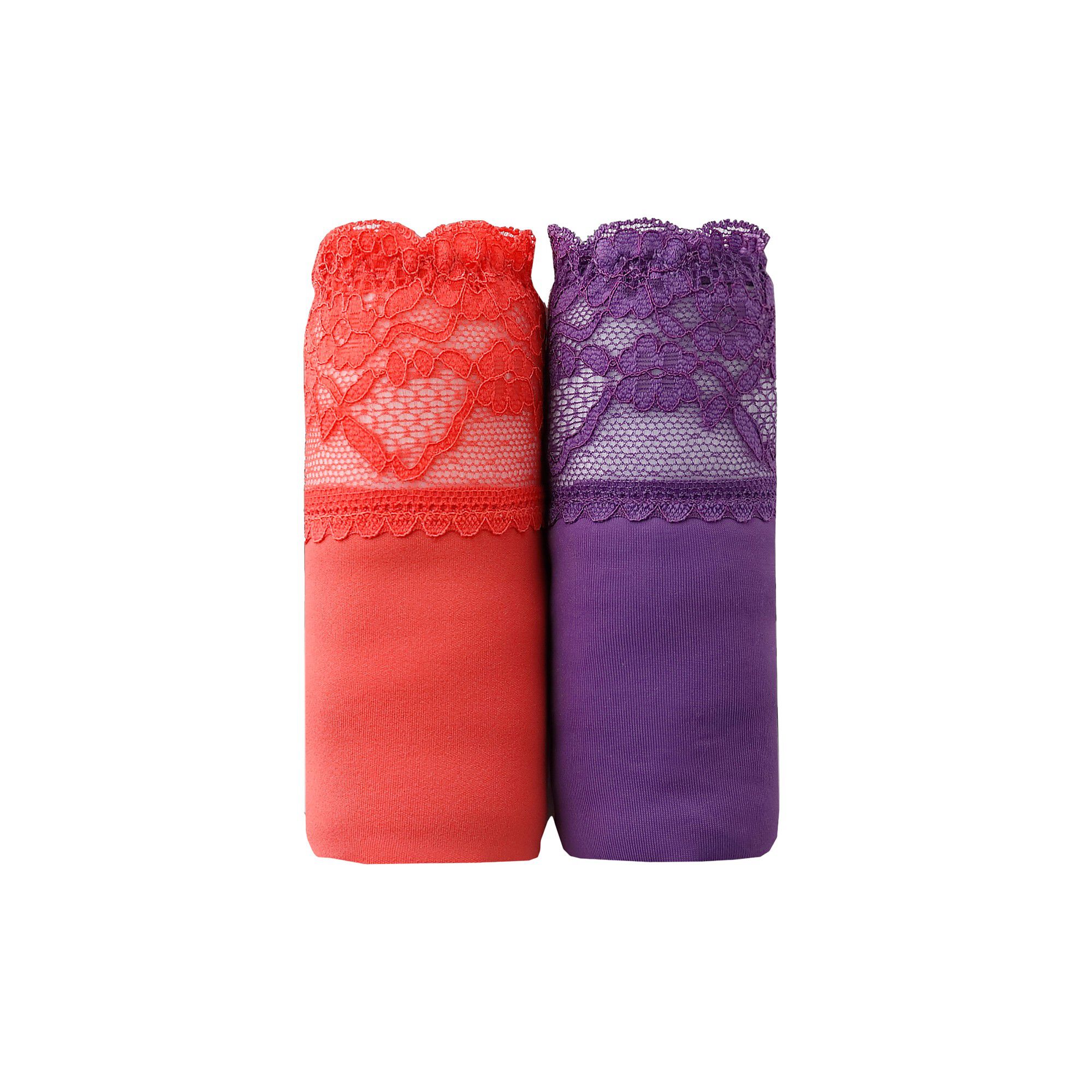 Culotte maxi microfibre et ceinture dentelle