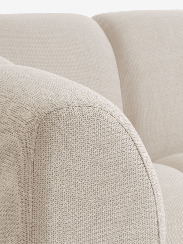 Sofa ALLESE z leżanką ALLESE lewa beżowa tkanina