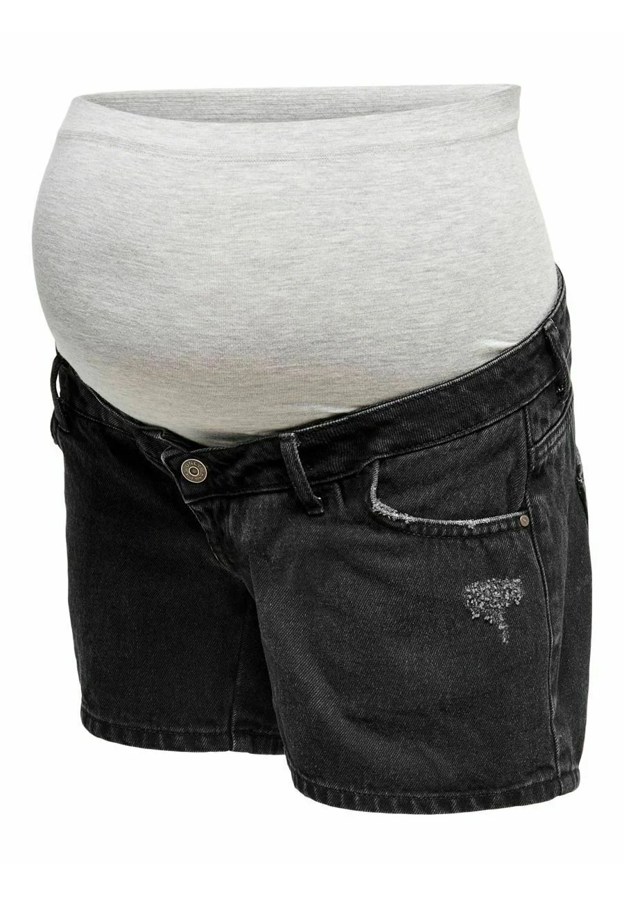 SOLO MATERNIDAD Shorts vaqueros