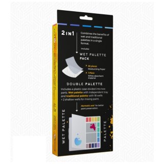 2 in 1 Wet Palette & Pallete