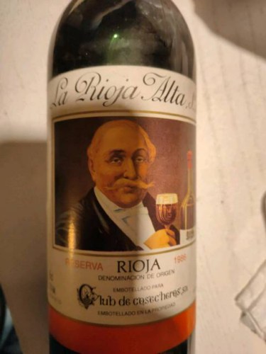 La Rioja AltaRioja Reserva 2019