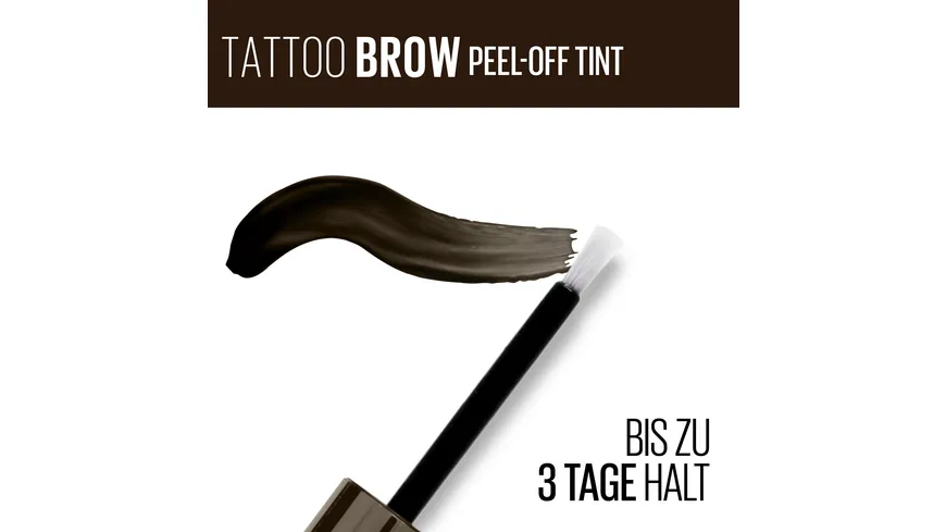 MAYBELLINE NEW YORK Augenbrauenstift Tattoo Brow Gel Tint 5 g 2 - Medium Brown