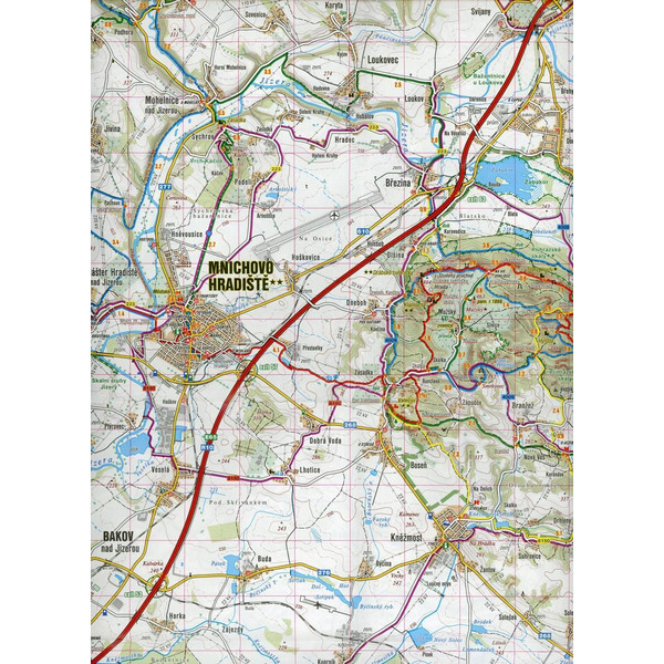 Wanderkarte Tschechien Cesky raj, Mladobleslavsko 1 : 40 000 - Wanderkarte