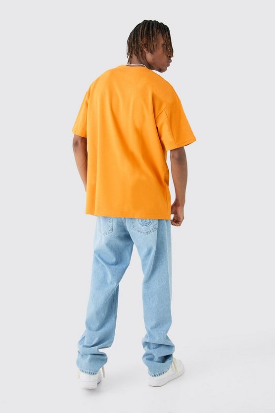 Tall Oversize T-Shirt mit Silikon-Print