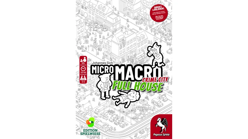 Pegasus - MicroMacro: Crime City 2 – Full House (Edition Spielwiese)