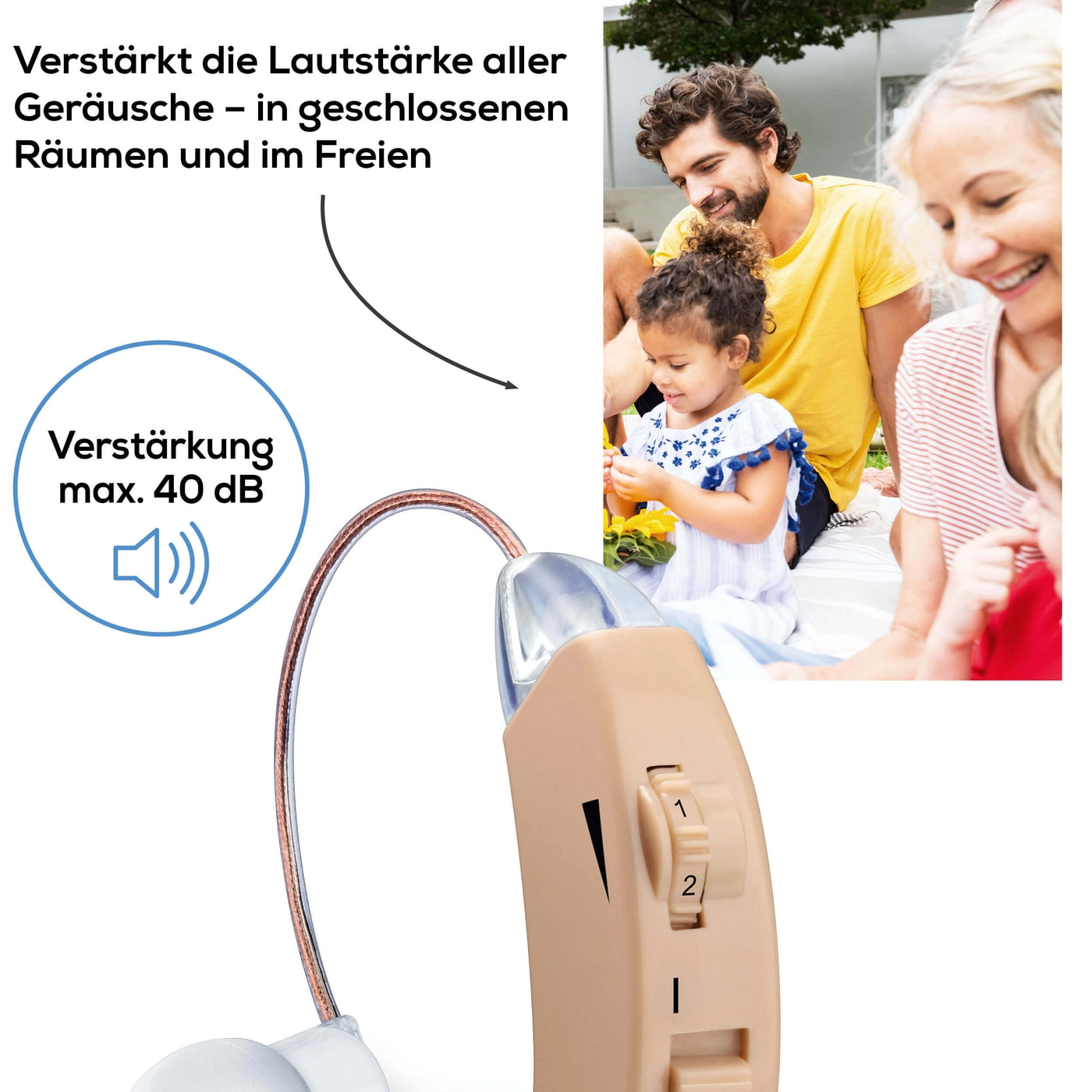 Beurer Hörhilfe HA 50-Besonders unauffällige Hörhilfe mit erweitertem Frequenzbereich